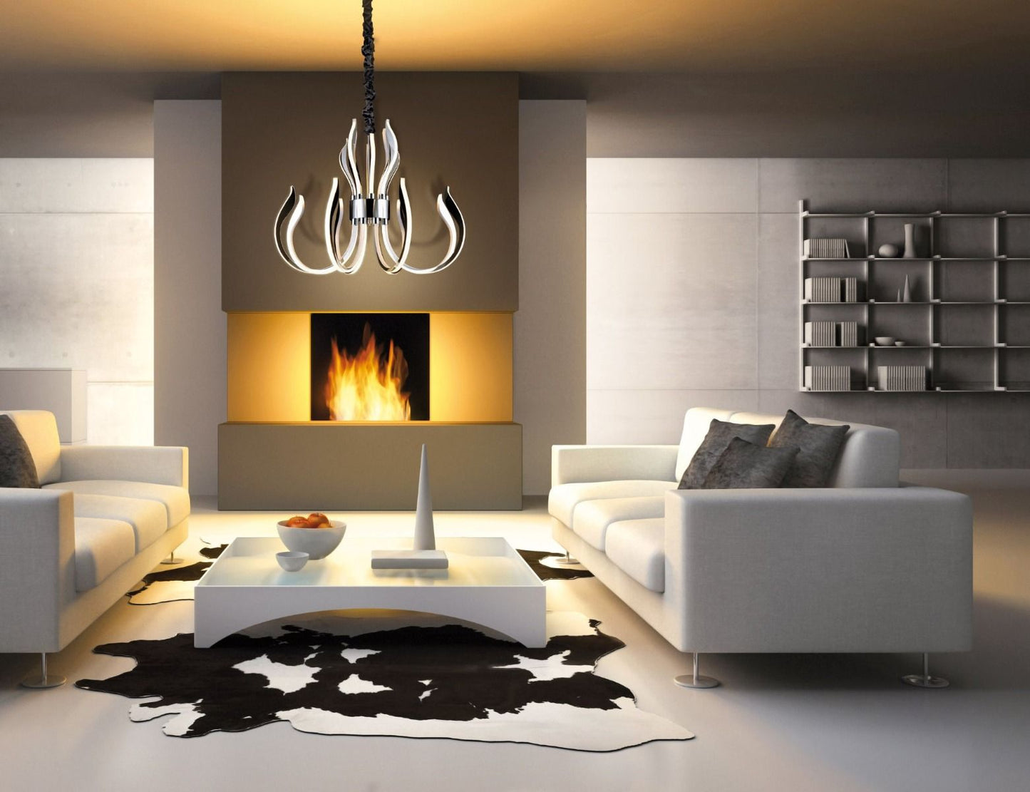 M5561 Mantra Versailles LED Polished Chrome Pendant